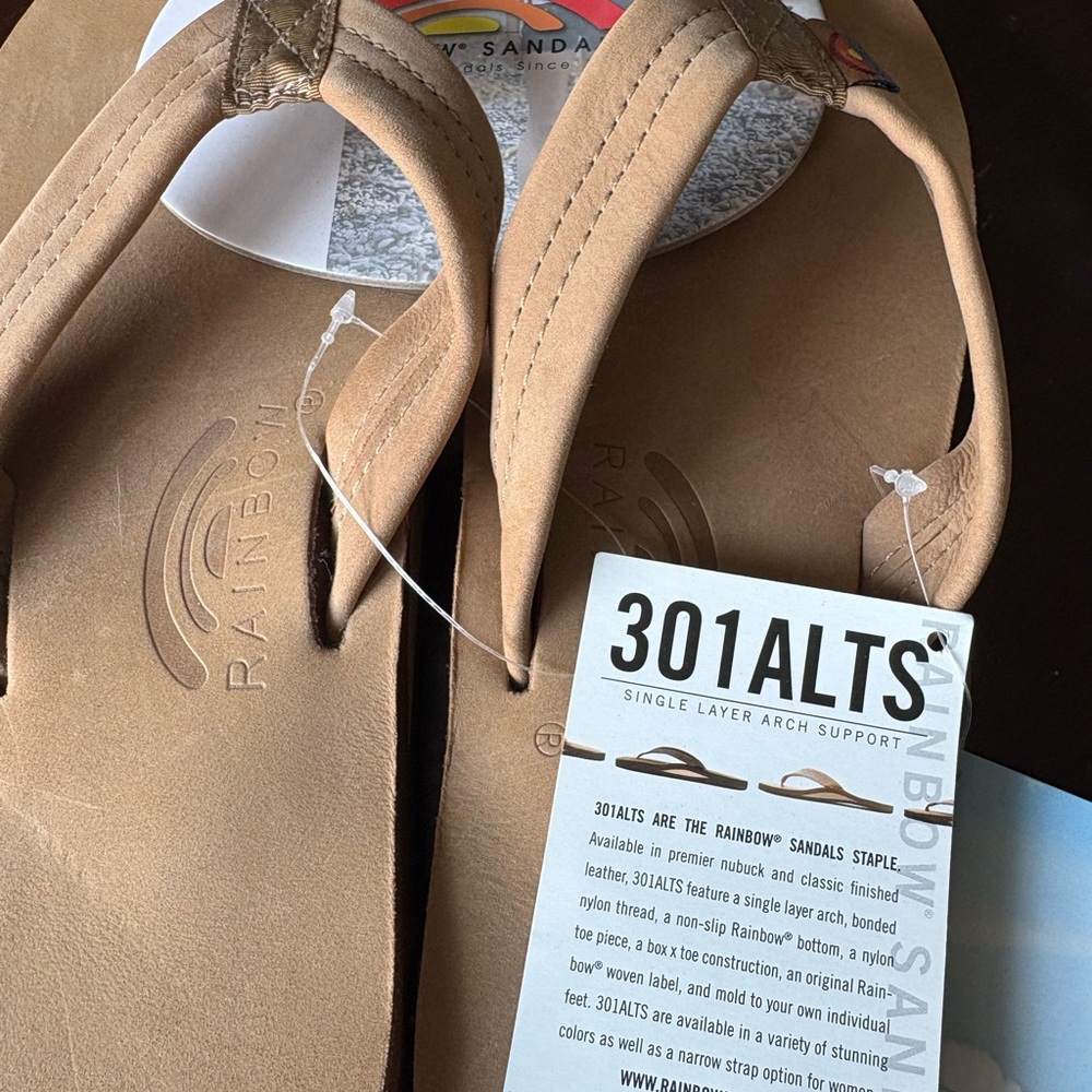 Rainbow wide strap sandals- XL (8.5-9.5) - Picture 5 of 6